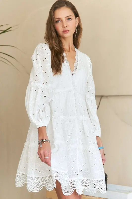 Adora Eyelet Dress