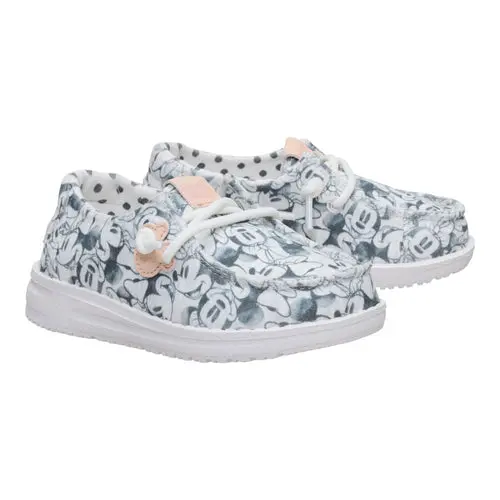 HEYDUDES Disney Minnie Mouse Print Wendy Toddler – Grey/Multi online