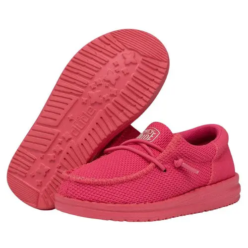 HEYDUDES Wally Toddler Funk Mono – Electric Pink online