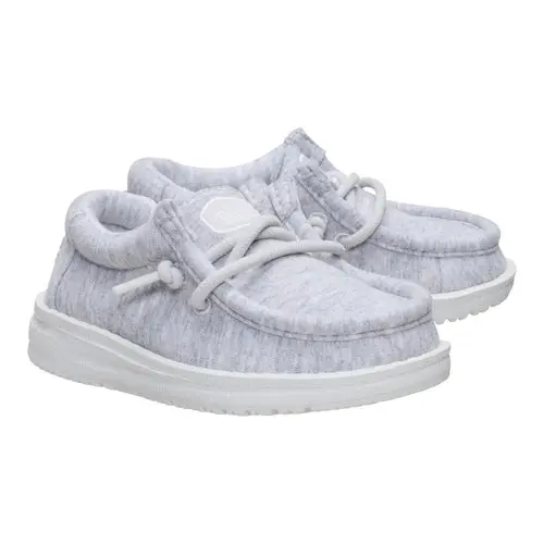 HEYDUDES Wally Toddler Stretch Jersey – Light Grey online