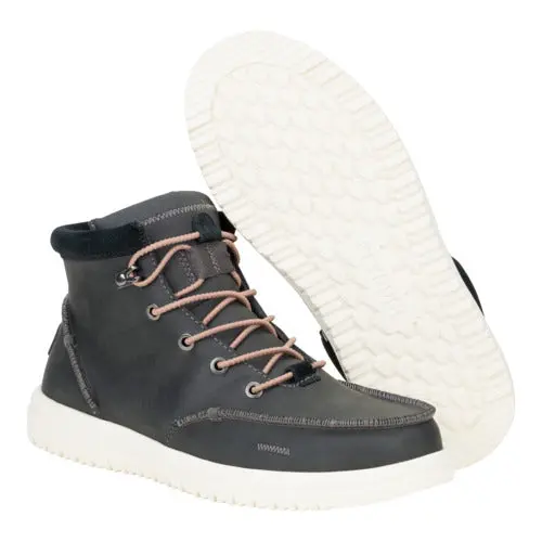 HEYDUDES Bradley Nubuck Boot – Black Oyster online