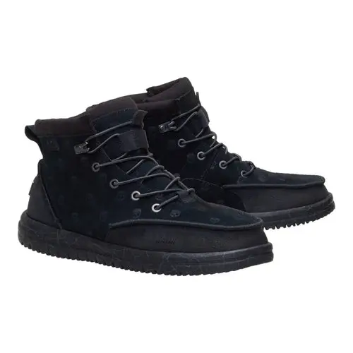 HEYDUDES Jelly Roll Bradley Suede – Black / Black Oyster online