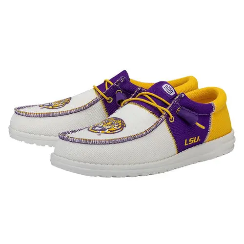 HEYDUDES Men's Wally Tri LSU – LSU Purple / Gold online
