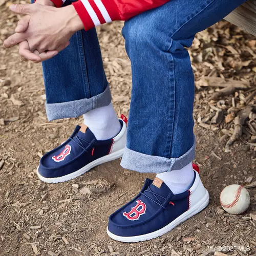 HEYDUDES MLB Red Soxu2122 Wally Funk – Red Sox Navy / White online