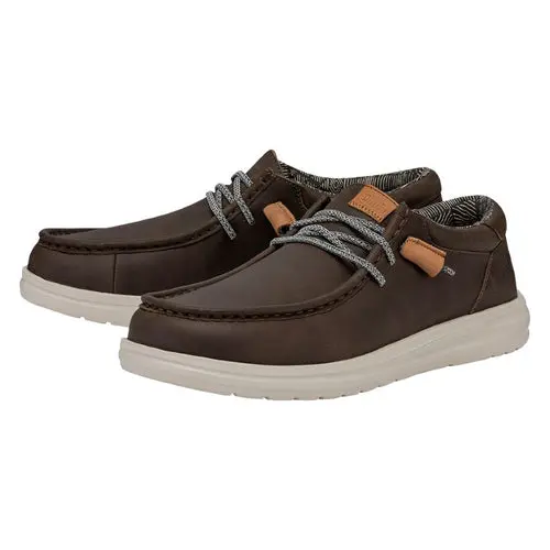 HEYDUDES Paul Craft Leather – Grey online