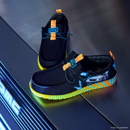 HEYDUDES Wally Back To The Future Time Machine – Black / Multi online