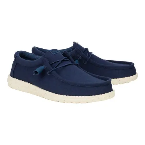 HEYDUDES Wally Canvas – Navy online