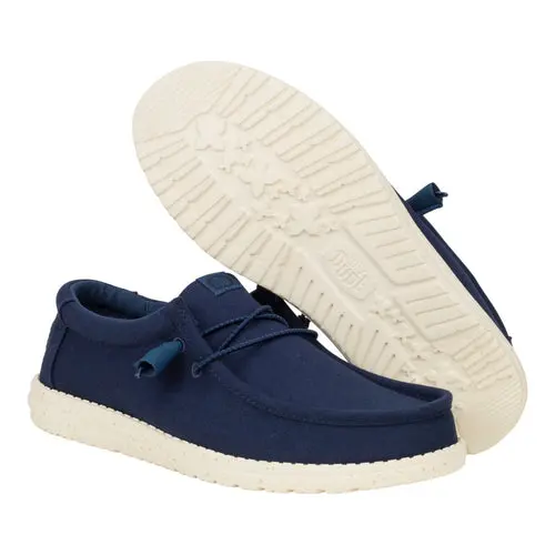 HEYDUDES Wally Canvas – Navy online