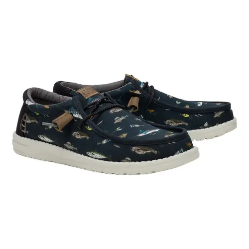 HEYDUDES Wally Marlin – Black / Multi online