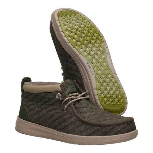 HEYDUDES Wally Mid Gripr Washed Quilt – Major Brown / Multi online