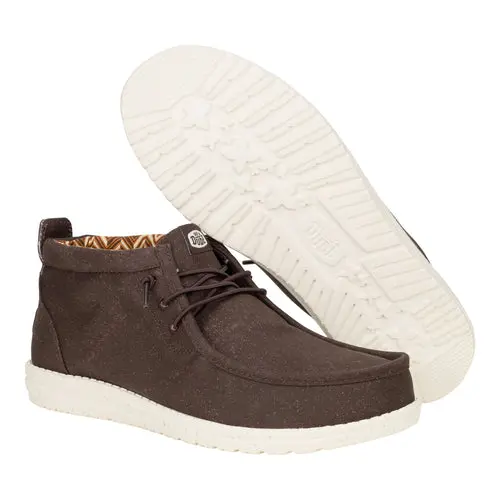 HEYDUDES Wally Mid Stretch Canvas – Brown online