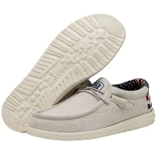 HEYDUDES Wally Patriotic – Off White Patriotic online