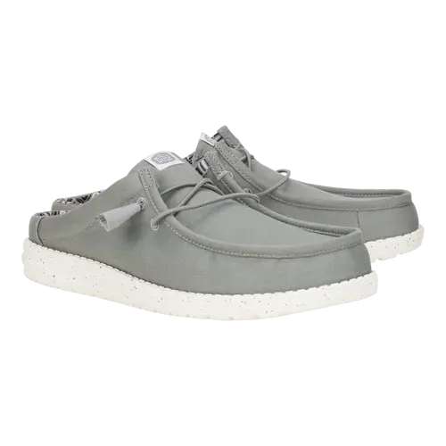 HEYDUDES Wally Slip Stretch Canvas – Grey online