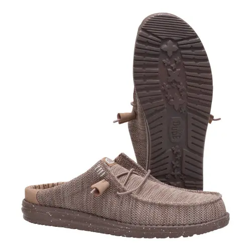 HEYDUDES Wally Slip Stretch Sox – Deep Taupe / Chanterelle Tan online