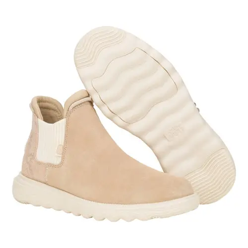 HEYDUDES Branson Womens Suede Novelty – Sand/Snake online