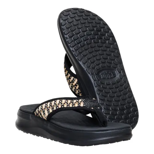 HEYDUDES Tide Flip – Black/Black online