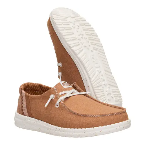 HEYDUDES Wendy Break Brushed Linen – Chestnut online