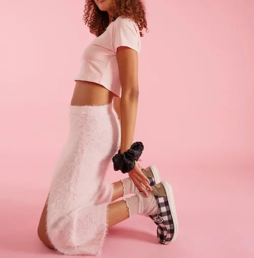 HEYDUDES Wendy Buffalo Plaid – Pale Pink/Black online