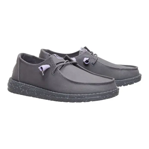 HEYDUDES Wendy Canvas – Dark Grey online