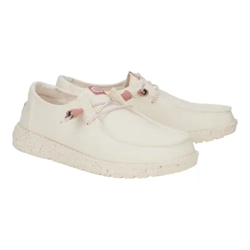 HEYDUDES Wendy Canvas Mono – Egret online