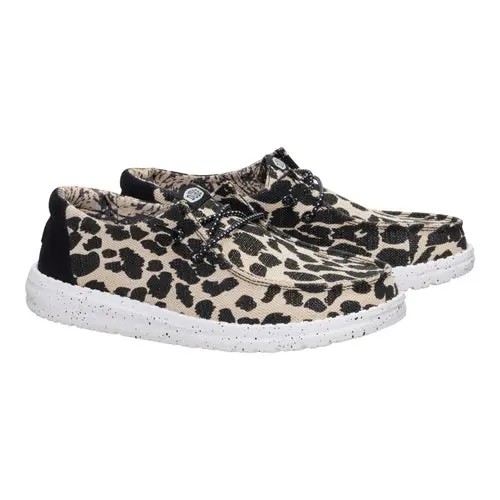HEYDUDES Wendy Cheetah – Tan/Black online