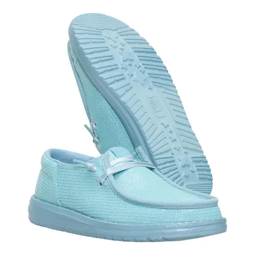 HEYDUDES Wendy Funk Mono Sequin – Tourmaline Blue online