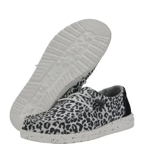 HEYDUDES Wendy Leopard – Black/Grey online