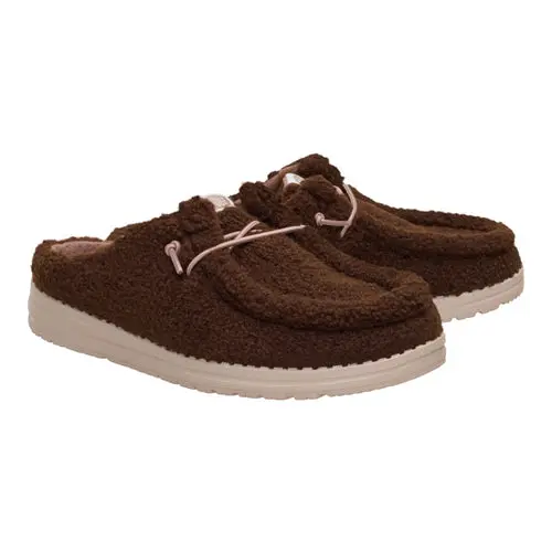 HEYDUDES Wendy Slip Sherpa – Dark Brown online
