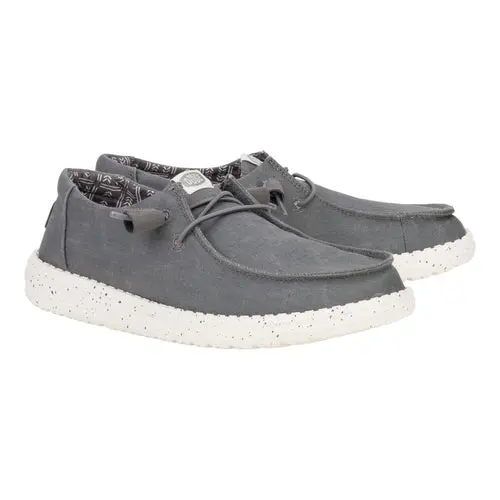 HEYDUDES Wendy Stretch Canvas – Dark Grey online